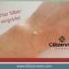 Gewellte Scheibe 4 mm in 925er Silber vergoldet (10x Pack) – Bild 2